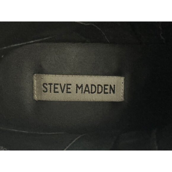 Size 9 M Steve‎ Madden Saidi Suede Wedge Sneakers Shoes Bootie Zippers Ankle - Picture 10 of 11